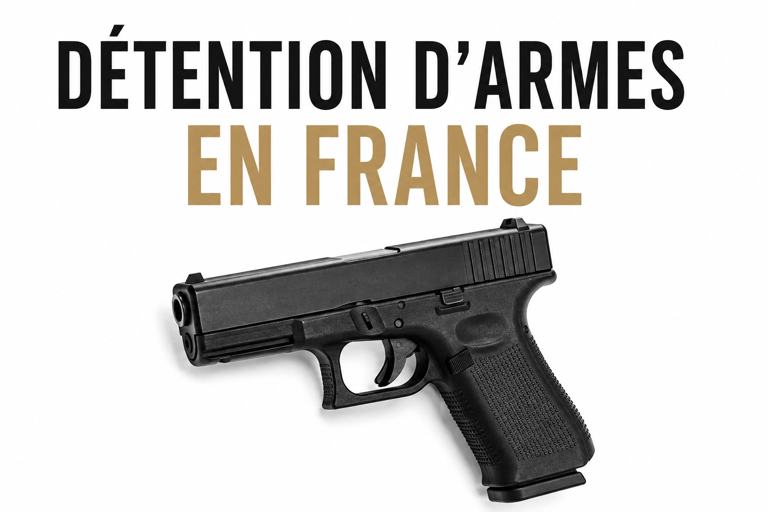 Détention d’armes en France : quelles règles et quelles peines ?